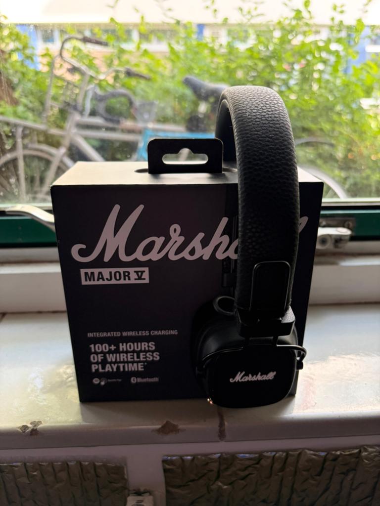 Marshall Major 5, Audio, Tv en Foto, Koptelefoons, Overige merken, Zo goed als nieuw, Draadloos, Op oor (supra aural)