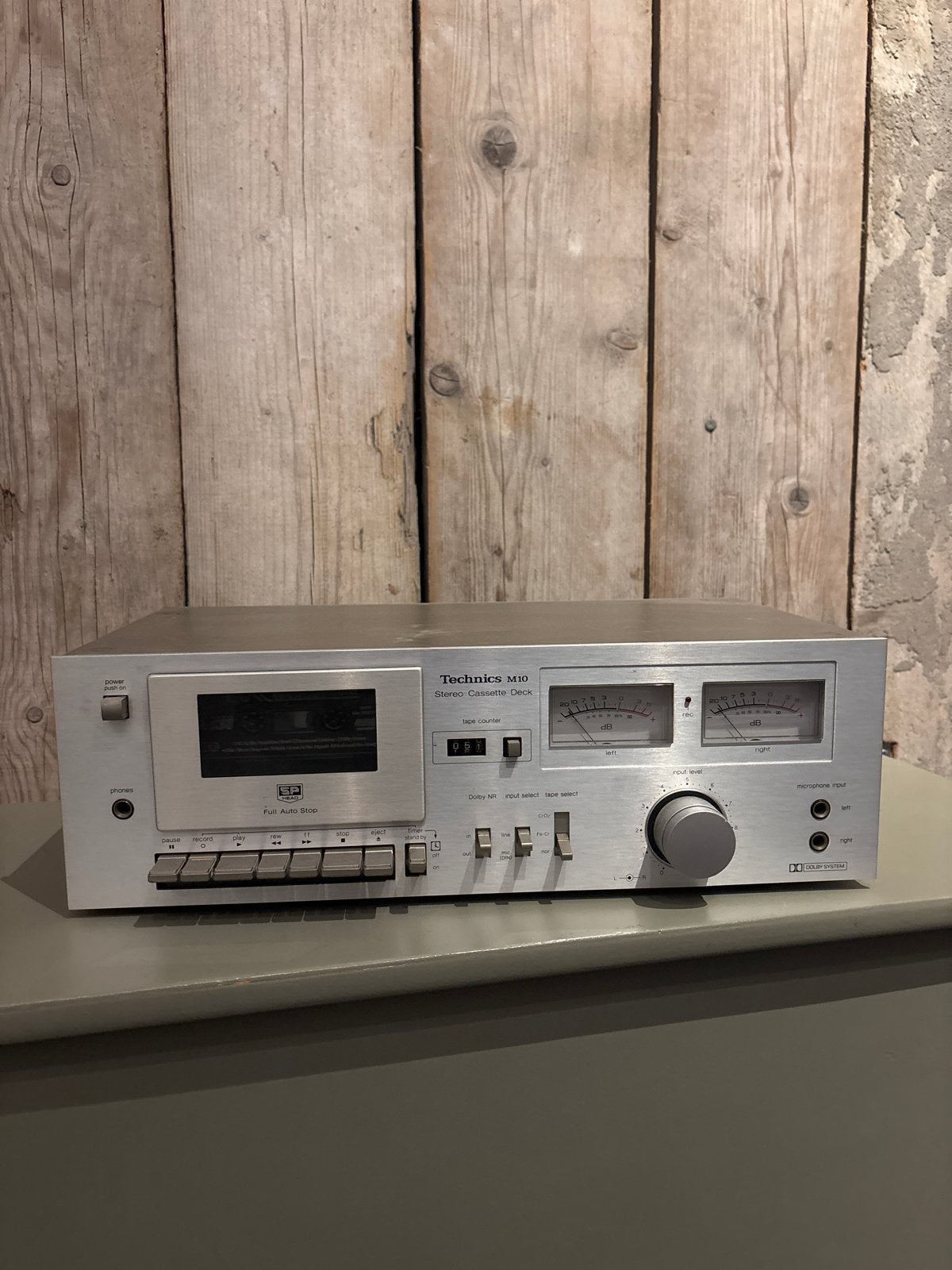 Technics M10 Stereo Cassettedeck - Vintage Audio, Ophalen, Enkel, Overige merken, Tape counter