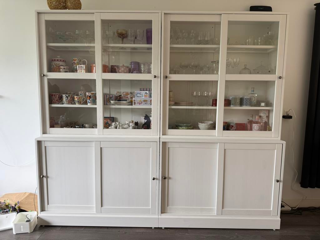 Vitrinekast/Buffetkast Havsta ikea, Huis en Inrichting, Kasten | Buffetkasten, Ophalen, Met deur(en), 200 cm of meer, Zo goed als nieuw