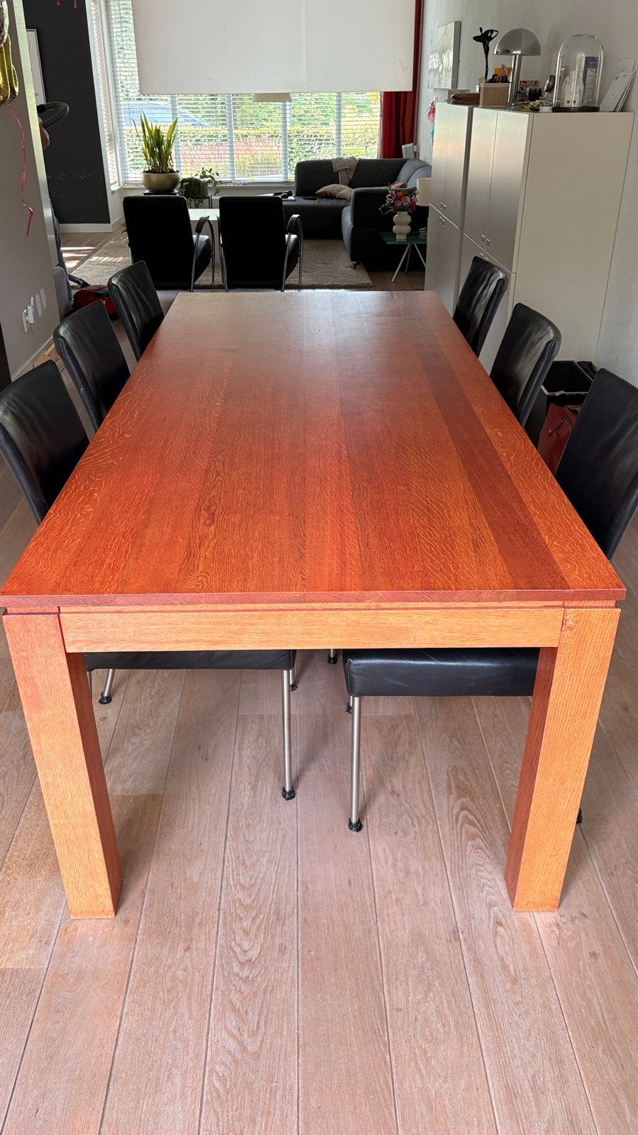 Foto 3 van Uitschuifbare eettafel van eikenhout
