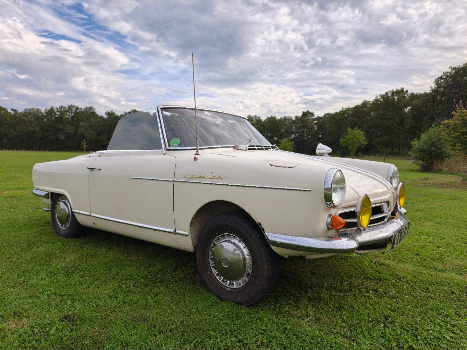 NSU Wankel Spider 1967 Wit, cabrio, foto 2