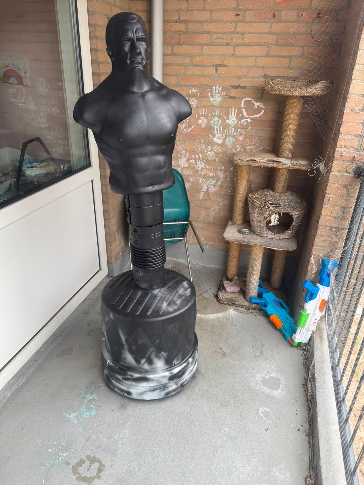 Boksdummy Bob in hoogte verstelbaar, Ophalen, Zo goed als nieuw, Overige, Vechtsportmateriaal
