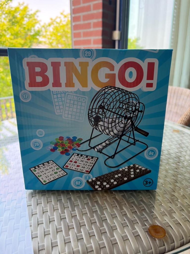 Bingo Spel - Compleet met Ballenmolen en Kaarten, Drie of vier spelers, Ophalen, Nieuw