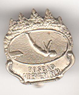 Bosbad Hoeven vintage broche, Verzenden, Zo goed als nieuw