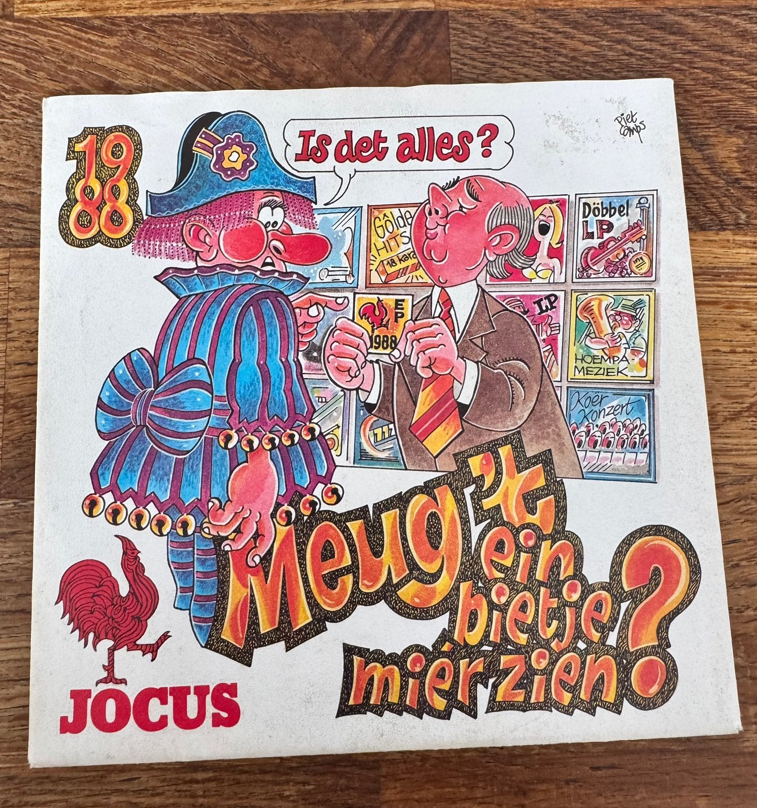 Vinyl Single - Jocus Meug 't ein bietje mier zien ?, Ophalen of Verzenden, Zo goed als nieuw, Nederlandstalig