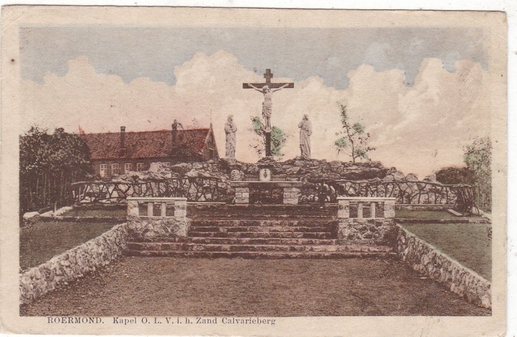 Roermond-Kapel Zand Calcarieberg circa 1915, Verzamelen, Ophalen of Verzenden, Voor 1920, Gelopen, Limburg