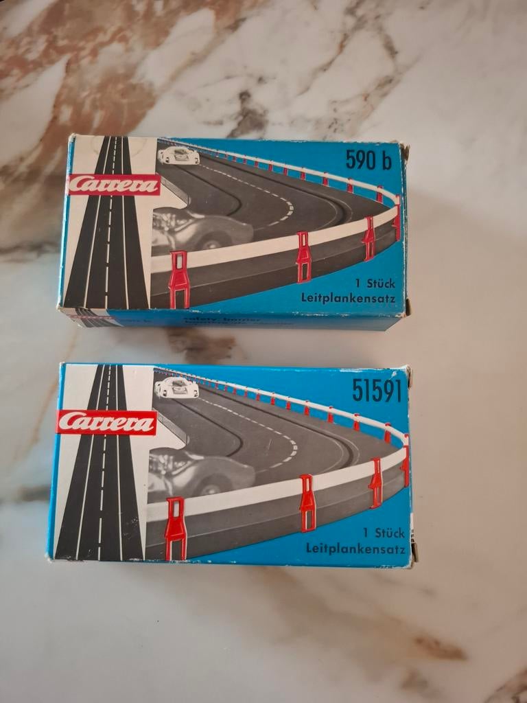 Vintage Carrera Racebaan Vangrails Jaren '60/'70, Gebruikt, Onderdelen, Carrera, Ophalen of Verzenden