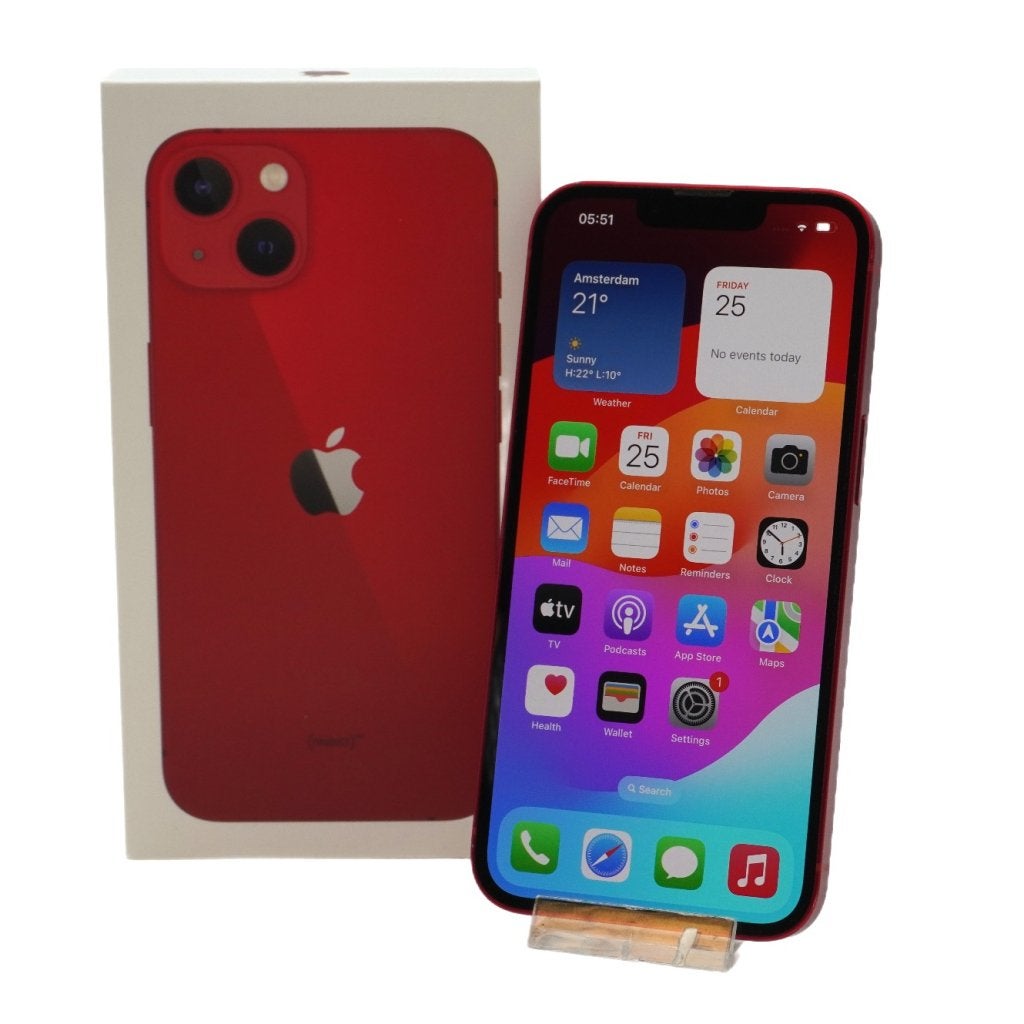 iPhone 13 128GB RED in Nette Staat - Batterij 86%, Apple, Zo goed als nieuw, Support@apple.com, One Apple Park Way
Cupertino, CA 95014
United States