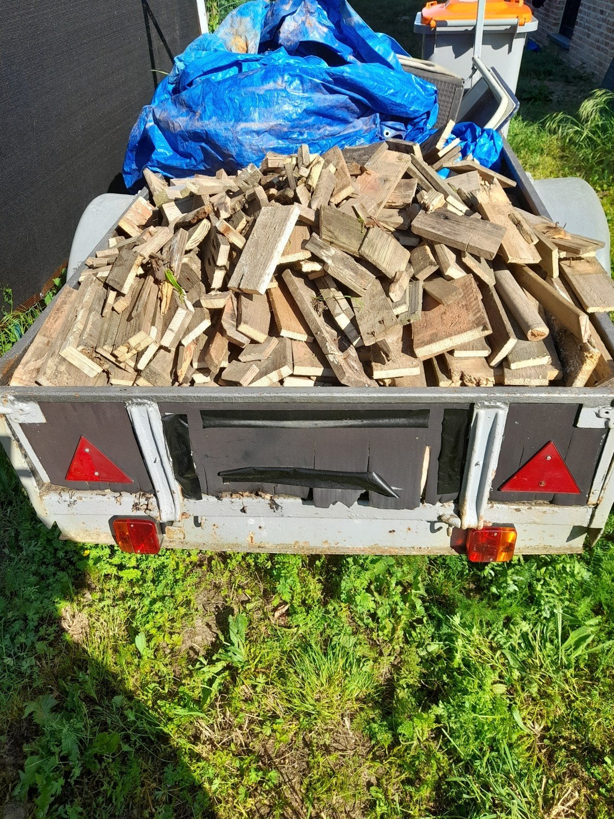 Halve Kuub brandhout op maat gemaakt, Tuin en Terras, Haardhout, Minder dan 3 m³, Ophalen, Overige houtsoorten