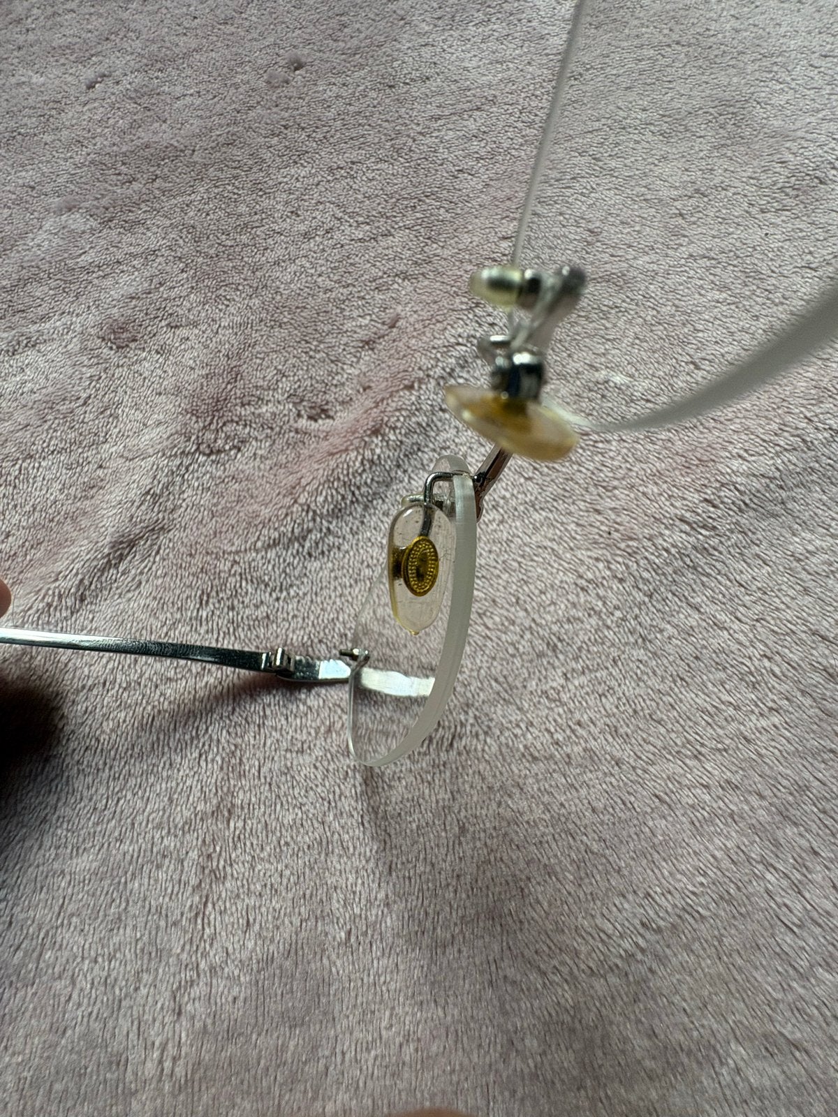 Cartier Bril met doorzichtige glazen en zilveren montuur, Gebruikt, Overige kleuren, Bril, Ophalen