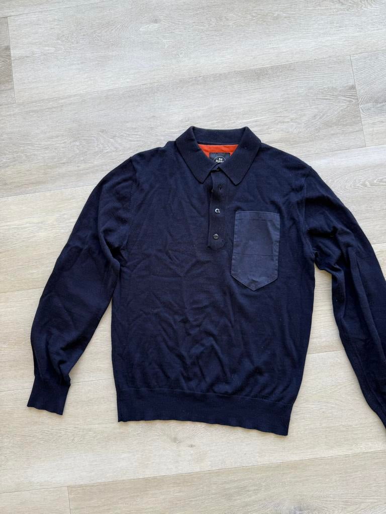 G Star polo, blauw, maat s, Kleding | Heren, Truien en Vesten, Ophalen of Verzenden, Zo goed als nieuw, Blauw