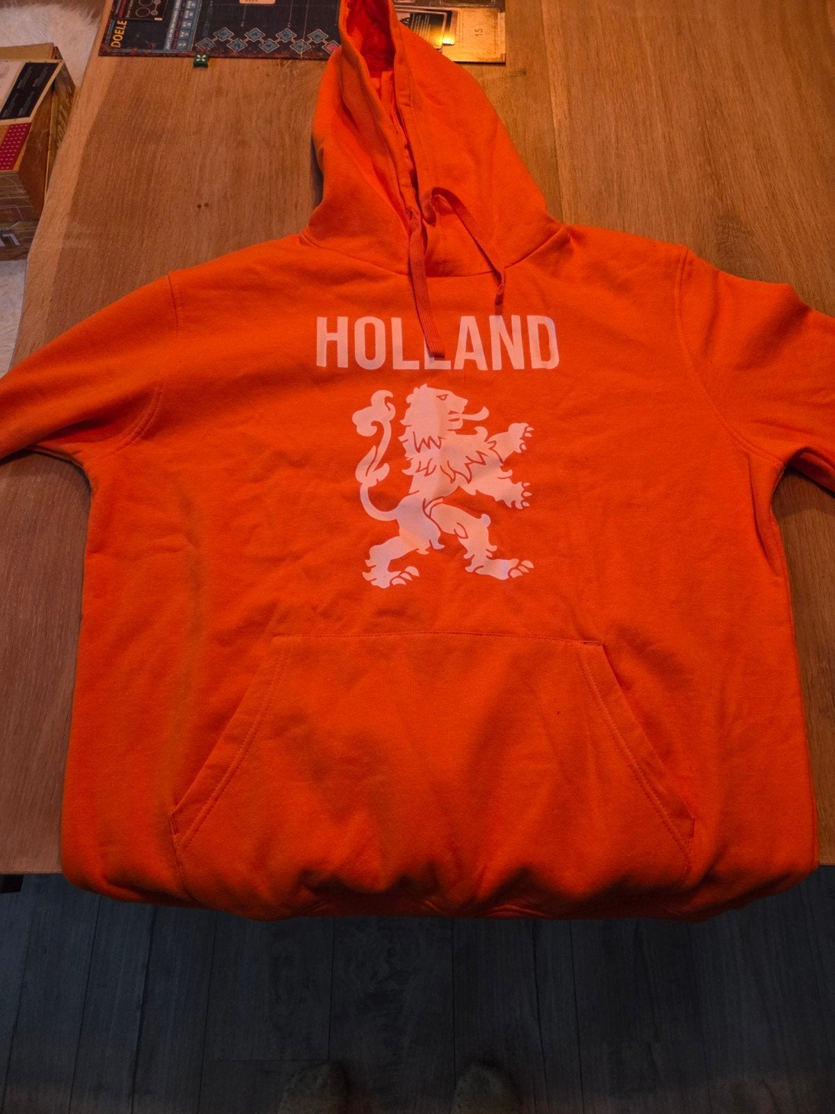 Nieuwe Heren Hoodie Oranje Holland Leeuw Maat XL, Ophalen of Verzenden, Nieuw, Maat 56/58 (XL), Oranje