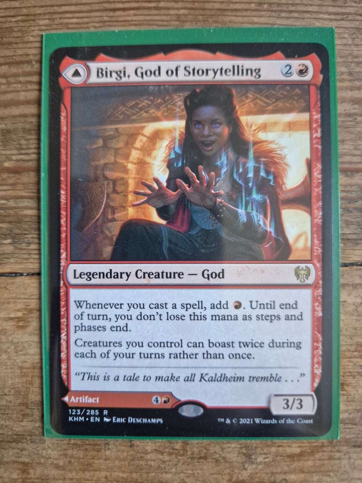 Birgi, God of Storytelling, Ophalen of Verzenden, Zo goed als nieuw, Losse kaart