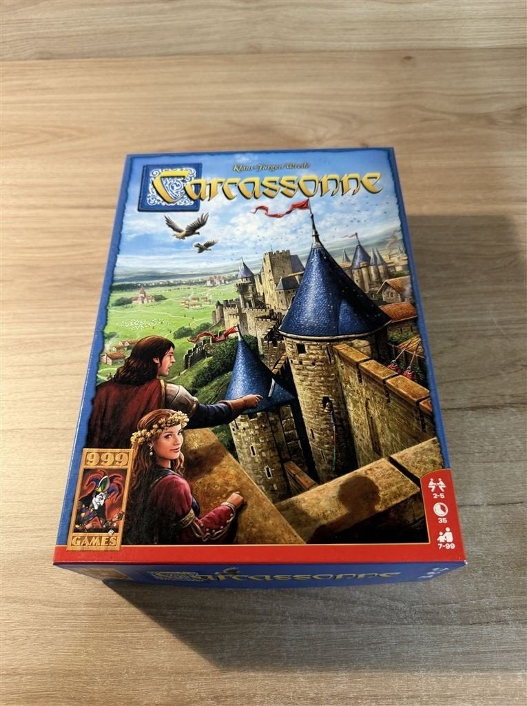 carcassonne nieuwe editie - 999 games - s6529, Hobby en Vrije tijd, Gezelschapsspellen | Bordspellen, Verzenden, Zo goed als nieuw