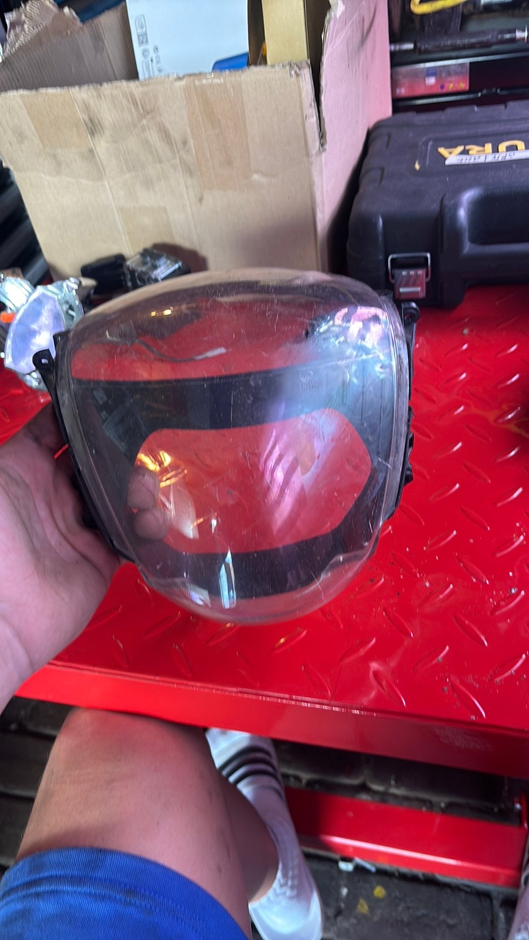Zip tellerglas helder, Ophalen of Verzenden, Piaggio