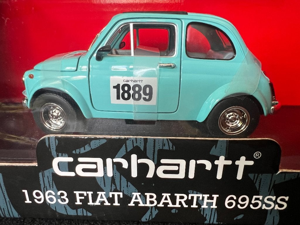 Carhartt x ZeeknDestroy Fiat Abarth 695SS 1963 1:18 Limited, Ophalen of Verzenden, Nieuw, Auto, Overige merken
