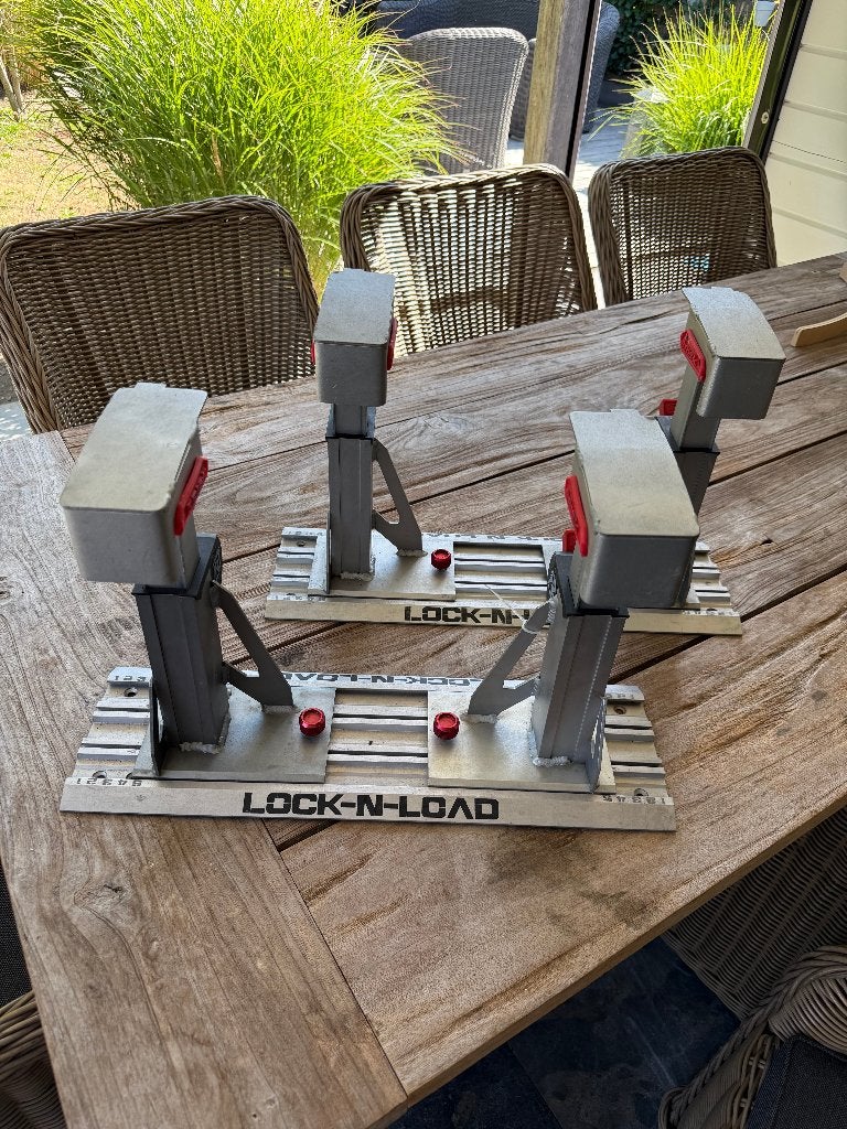 2x Risk Racing Lock-N-Load Pro Mini - MotoX transportsysteem, Motoren, Ophalen of Verzenden, Gebruikt