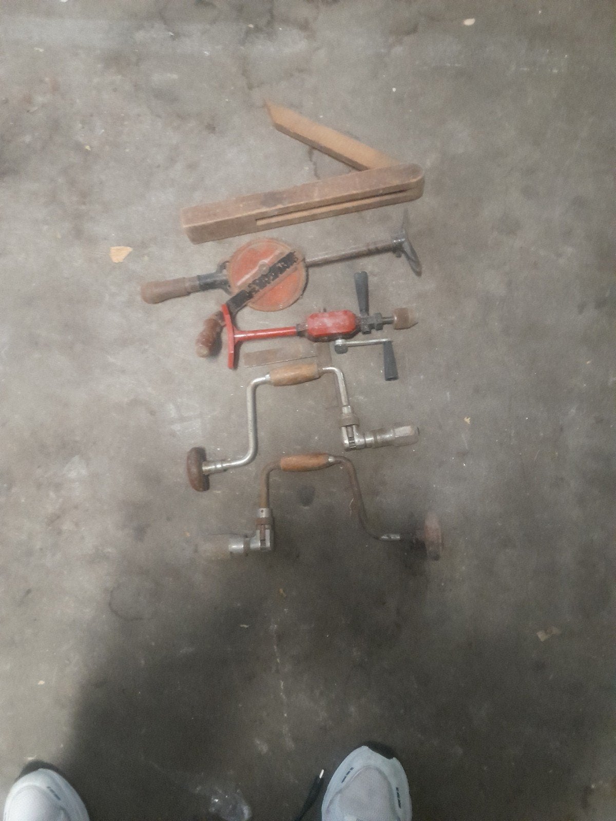 Vintage handgereedschap: boren en houtbewerking, Ophalen of Verzenden