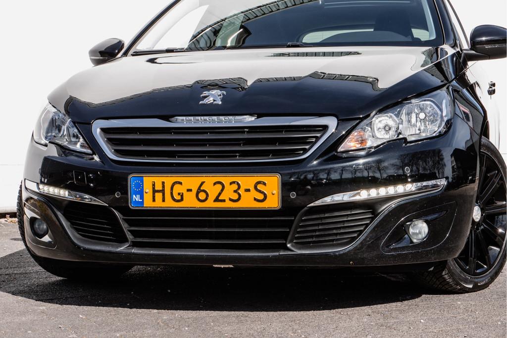 Peugeot 308 SW 1.6 BlueHDI Blue Lease Executive Trekhaak/ Pa, Voorwielaandrijving, Gebruikt, 4 cilinders, Zwart