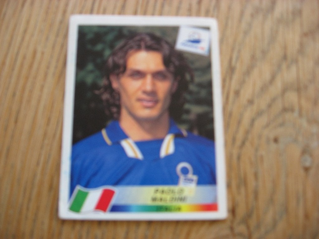 Panini Sticker France 98 WK Italy P Maldini, Ophalen, Nieuw, Sticker