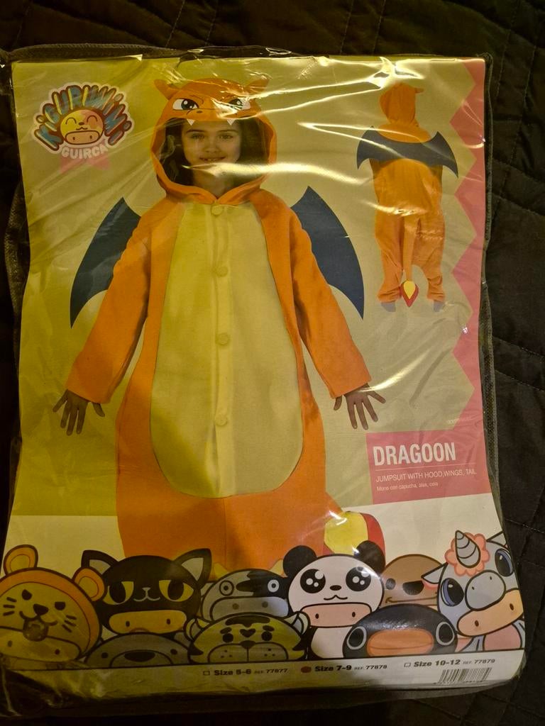 Onesies Draak en Panda NIEUW 5-7jaar, Ophalen of Verzenden, Nieuw, Jongen of Meisje