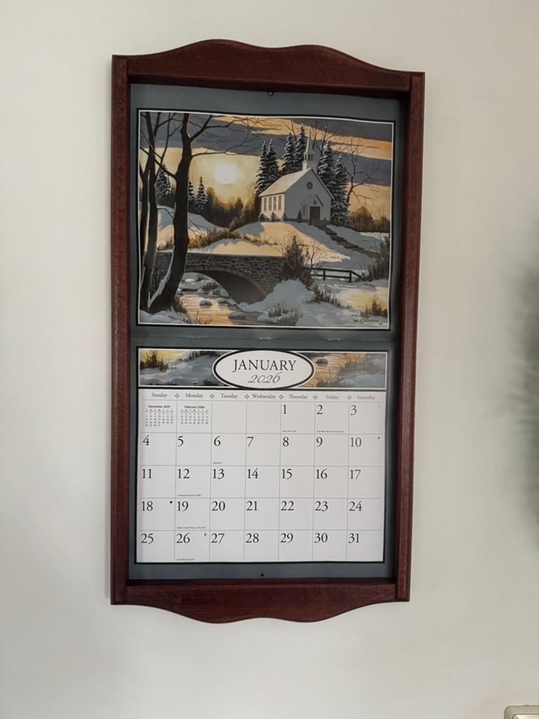 Kalenderhouder, Ophalen of Verzenden, Maandkalender, Zo goed als nieuw