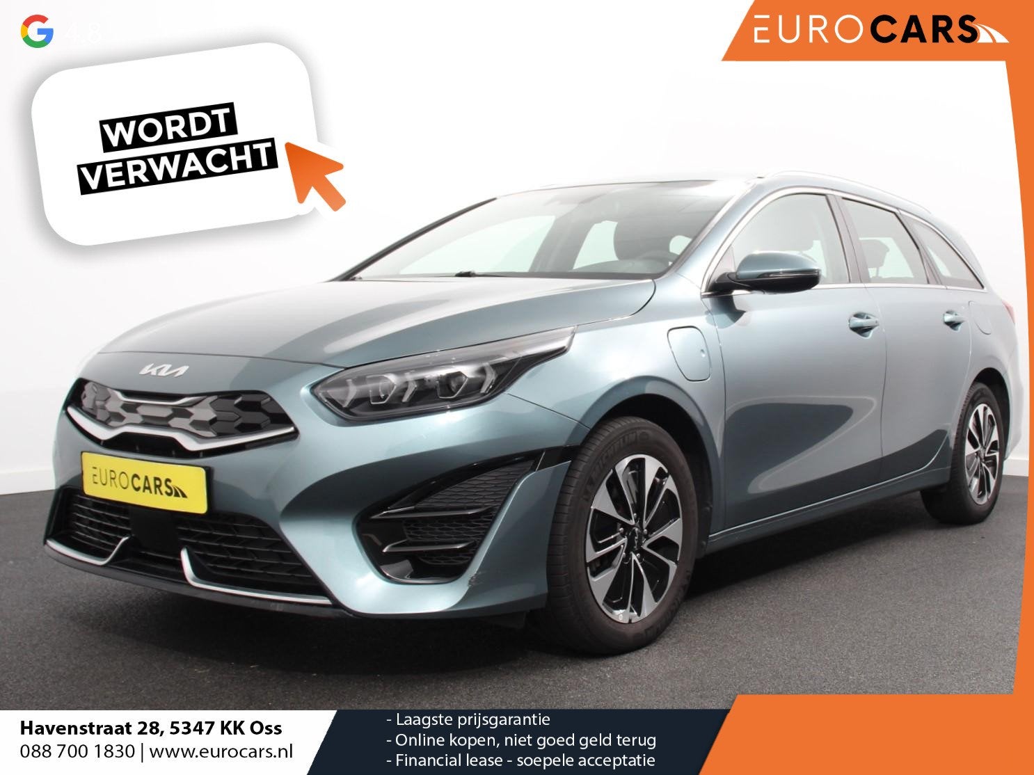 Kia Ceed Sportswagon 1.6 GDI PHEV DynamicLine Climate contro, Auto's, Stof, Gebruikt, Plug-in hybride, 165 pk