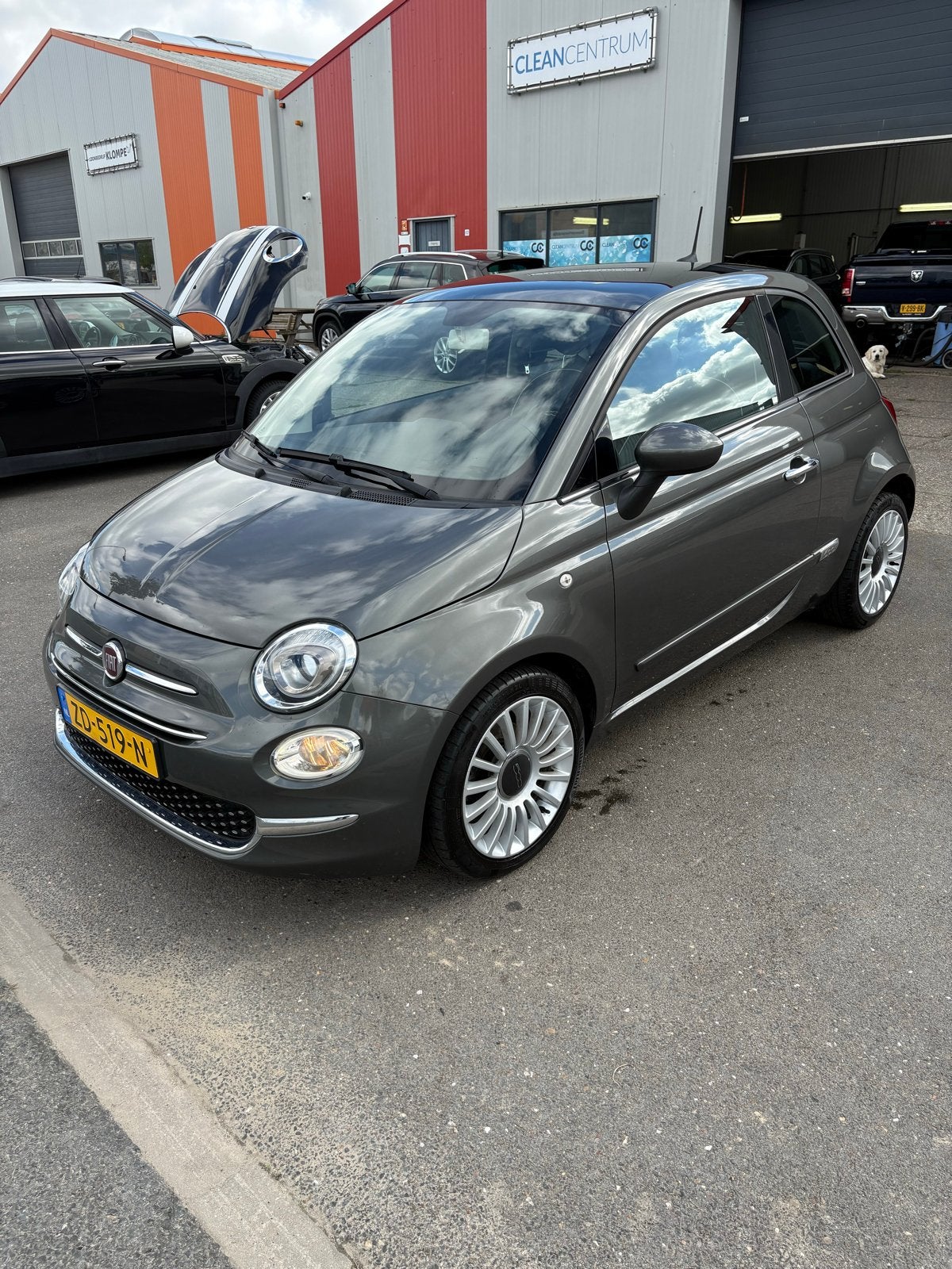 Fiat 500 Twinair Turbo 80pk Dualogic 2019 Grijs, 31 €/maand, Origineel Nederlands, 26 km/l, Particulier
