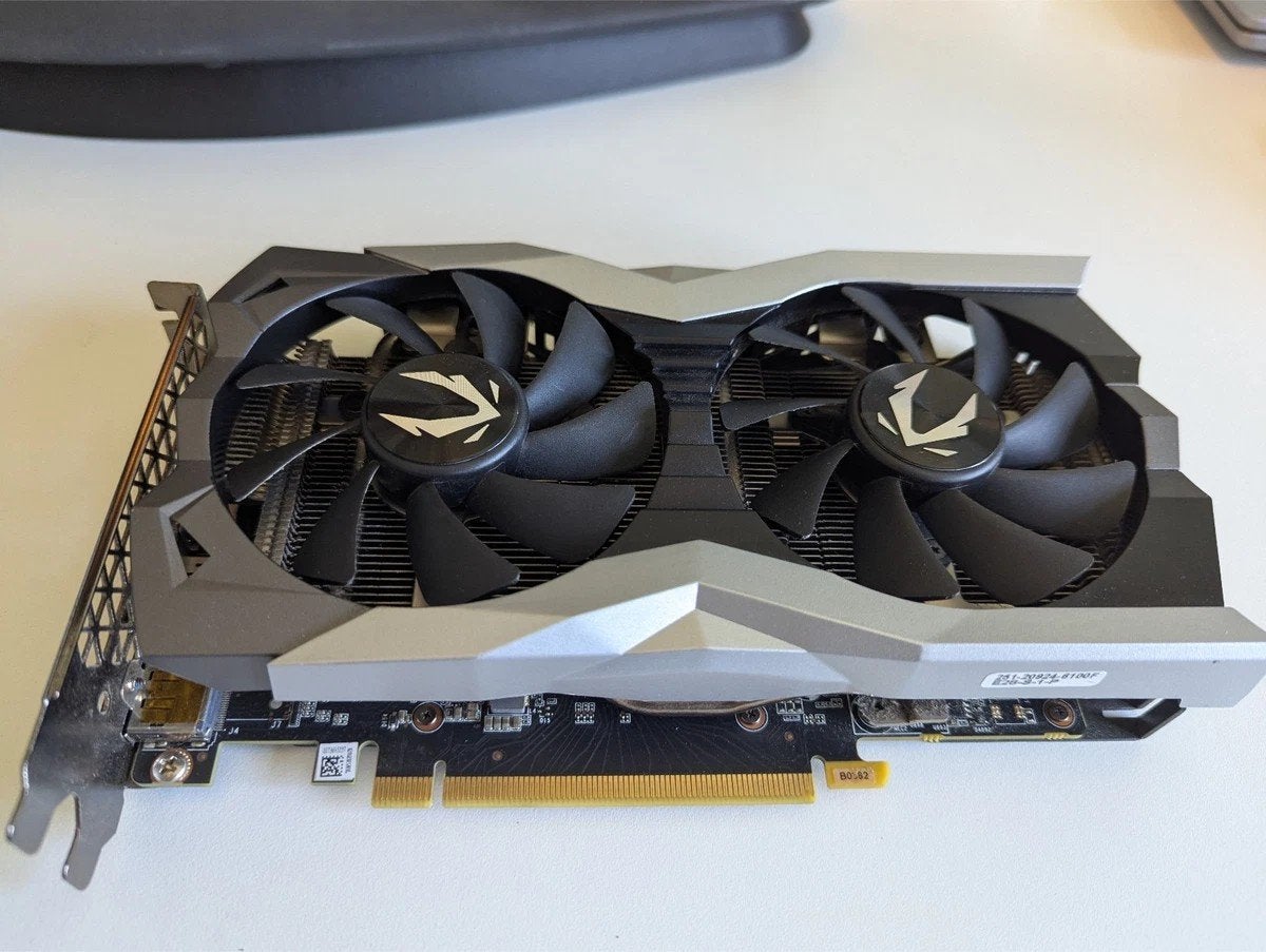ZOTAC GAMING GeForce RTX 2060 SUPER 8GB GDDR6, Computers en Software, Videokaarten, Zo goed als nieuw, Nvidia, PCI-Express 3.0