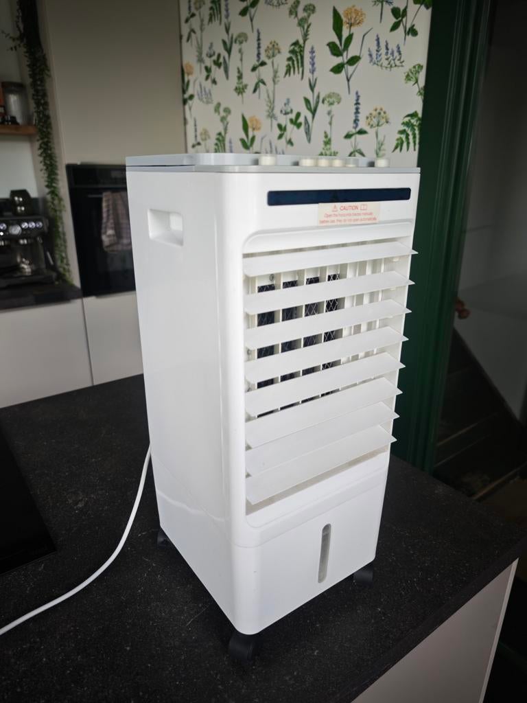 Daewoo DA6LWE mobiele aircooler / airco + 4 koelelementen, Ophalen, Gebruikt, Minder dan 60 m³, 3 snelheden of meer