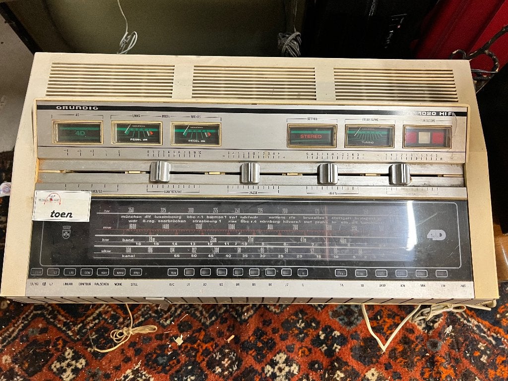 Grundig RTV 1020 compleet zonder garanitie, Audio, Tv en Foto, Ophalen of Verzenden, Refurbished, Radio