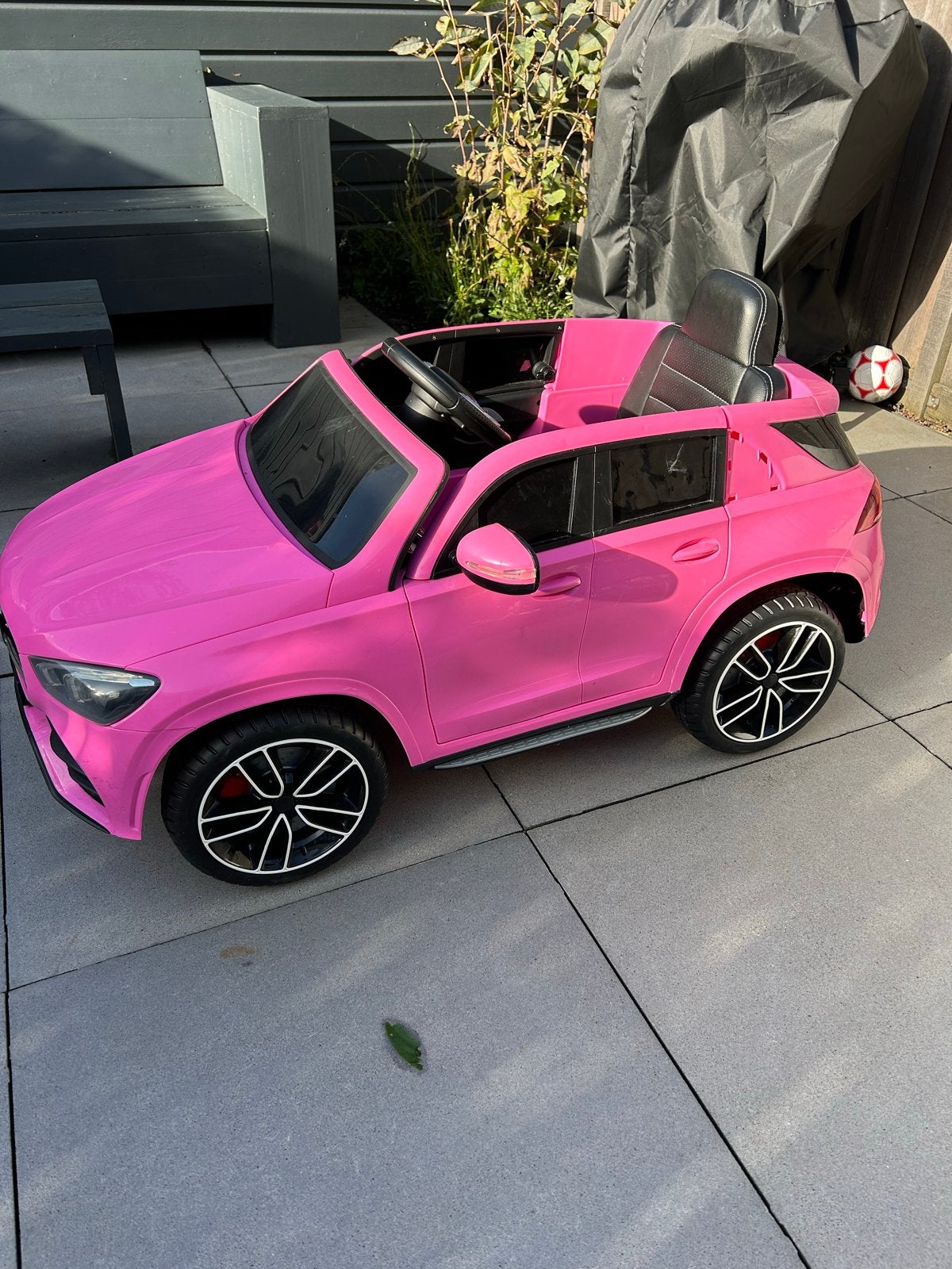 Roze afstandsbestuurbare Mercedes kinderauto, Gebruikt