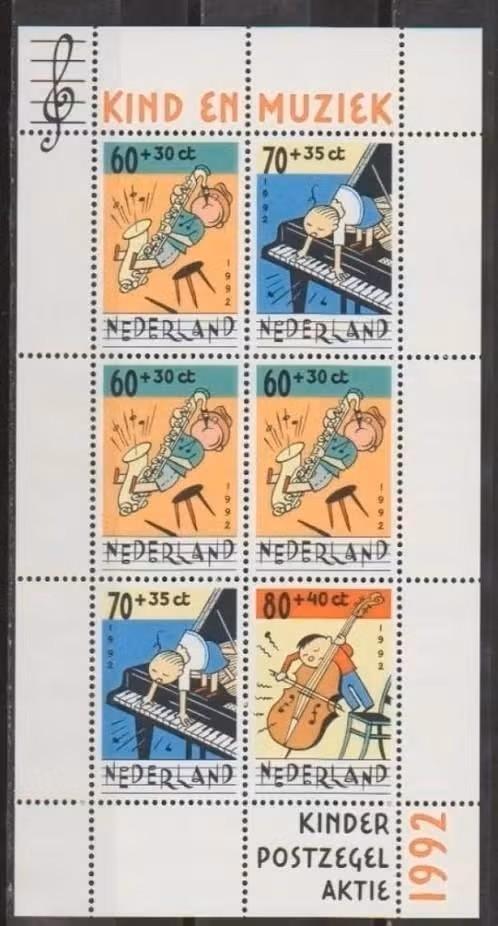 Nederland 1992 - nvph 1541 - Kinderzegels  - abw, Verzenden, Na 1940, Postfris