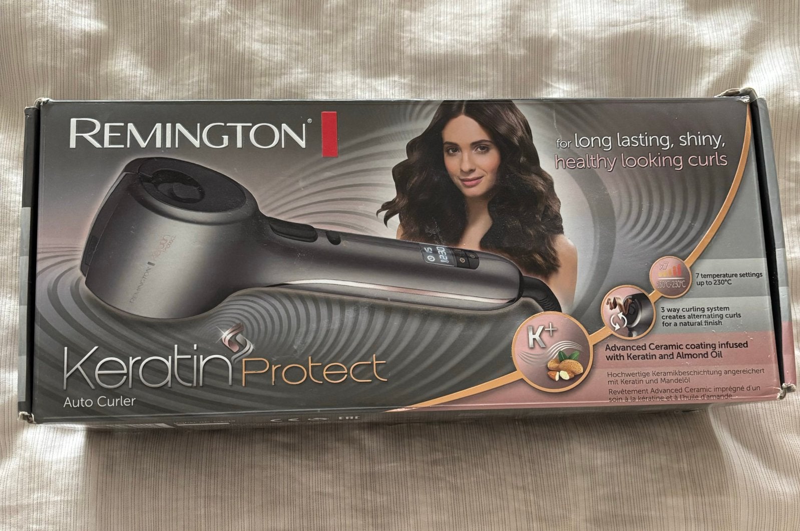 Mooie krullen met deze automatische kruller van Remington, Ophalen of Verzenden, Zo goed als nieuw, Krultang of Stijltang