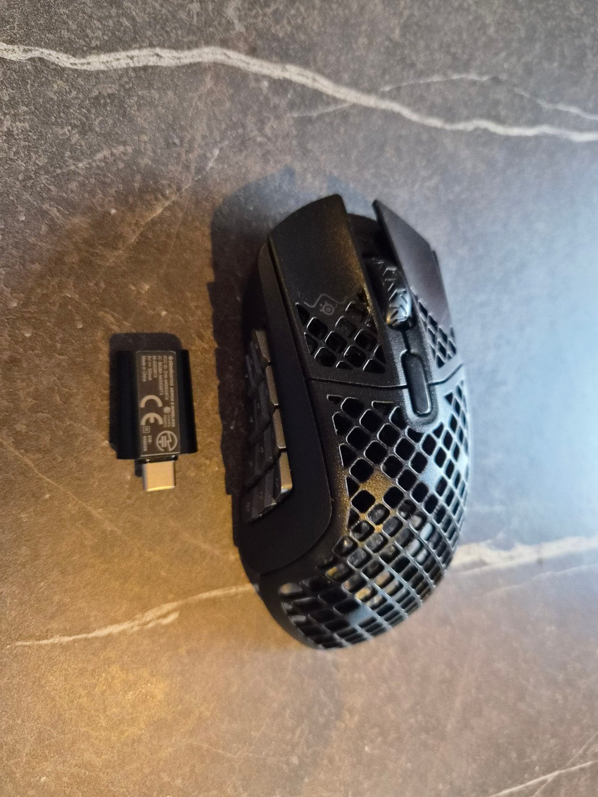 SteelSeries Aerox 9 Draadloze Gaming Muis met Dongle, Computers en Software, Muizen, Rechtshandig, Muis, Gaming muis, Ophalen of Verzenden