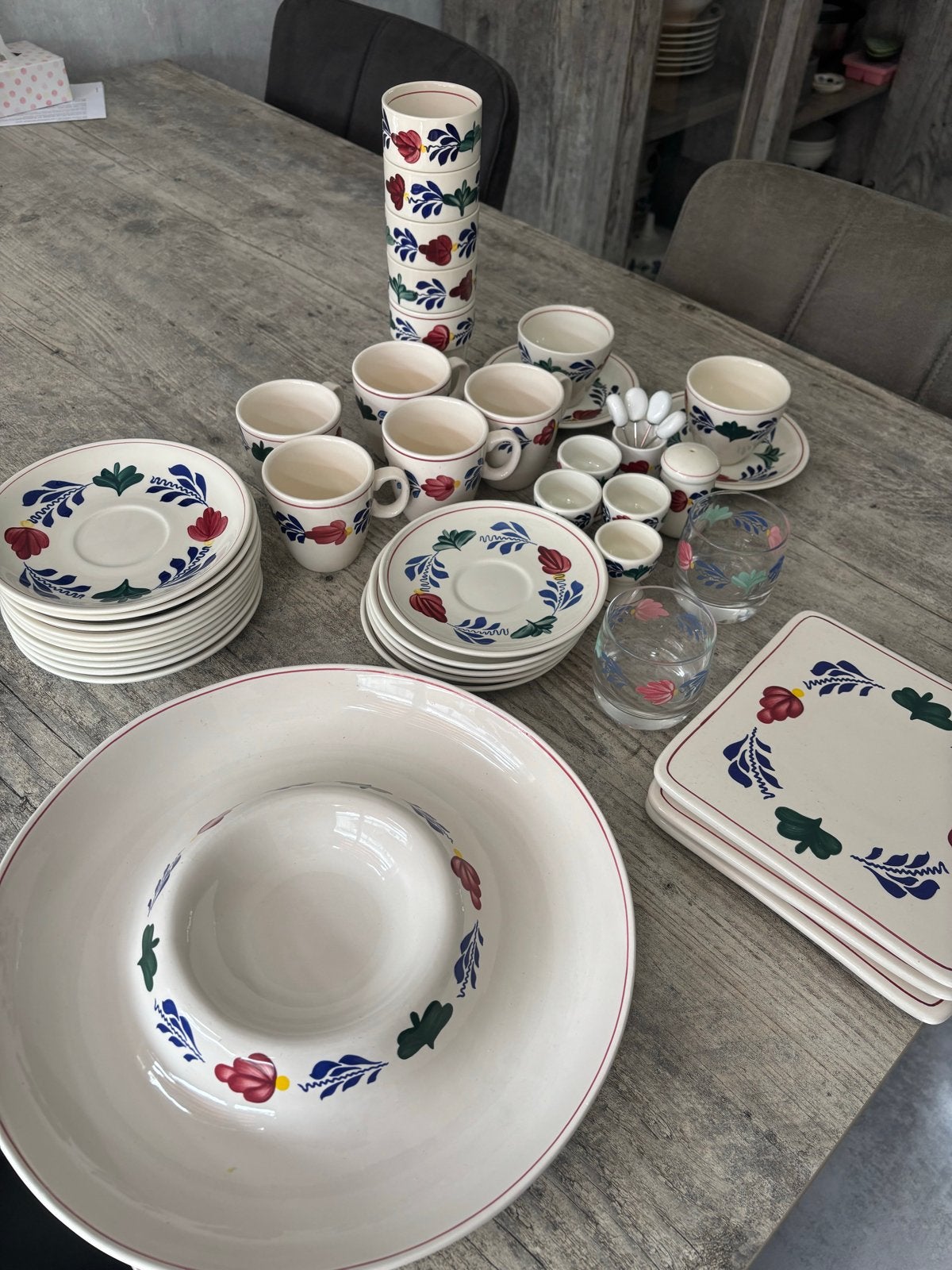 Boerenbont Servies, Ophalen, Overige typen, Zo goed als nieuw, Aardewerk