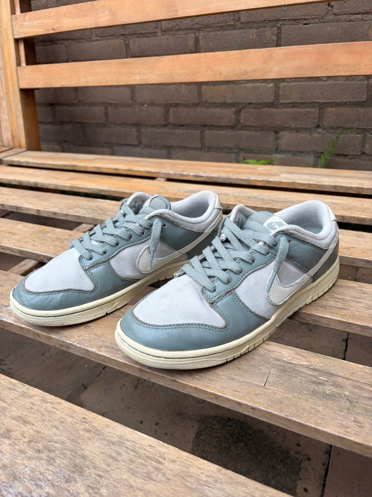 Nike Dunk Low Retro PRM "Mica Green" sneakers maat 41, Ophalen, Zo goed als nieuw, Overige kleuren