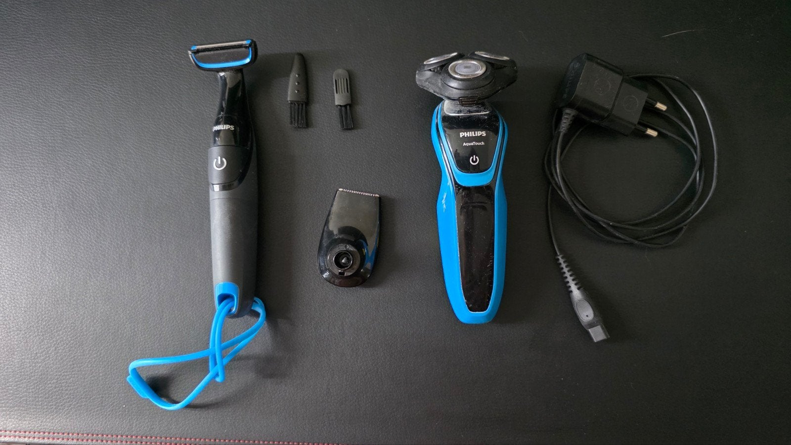 Philips Aquatouch Scheerapparaat met Baardtrimmer, Witgoed en Apparatuur, Ophalen of Verzenden, Gebruikt, Scheren en Epileren