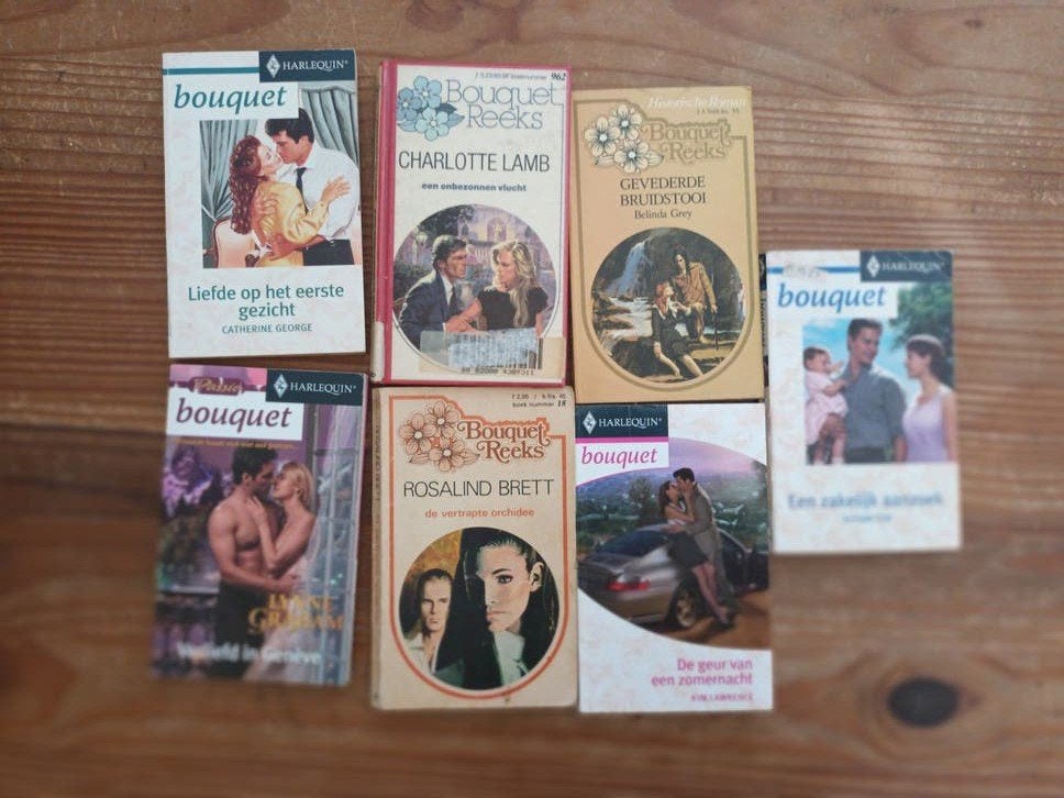 Harlequin Bouquet Reeks - Romantische Boeken Collectie, Boeken, Ophalen of Verzenden, Gelezen, Diverse auteurs, Nederland