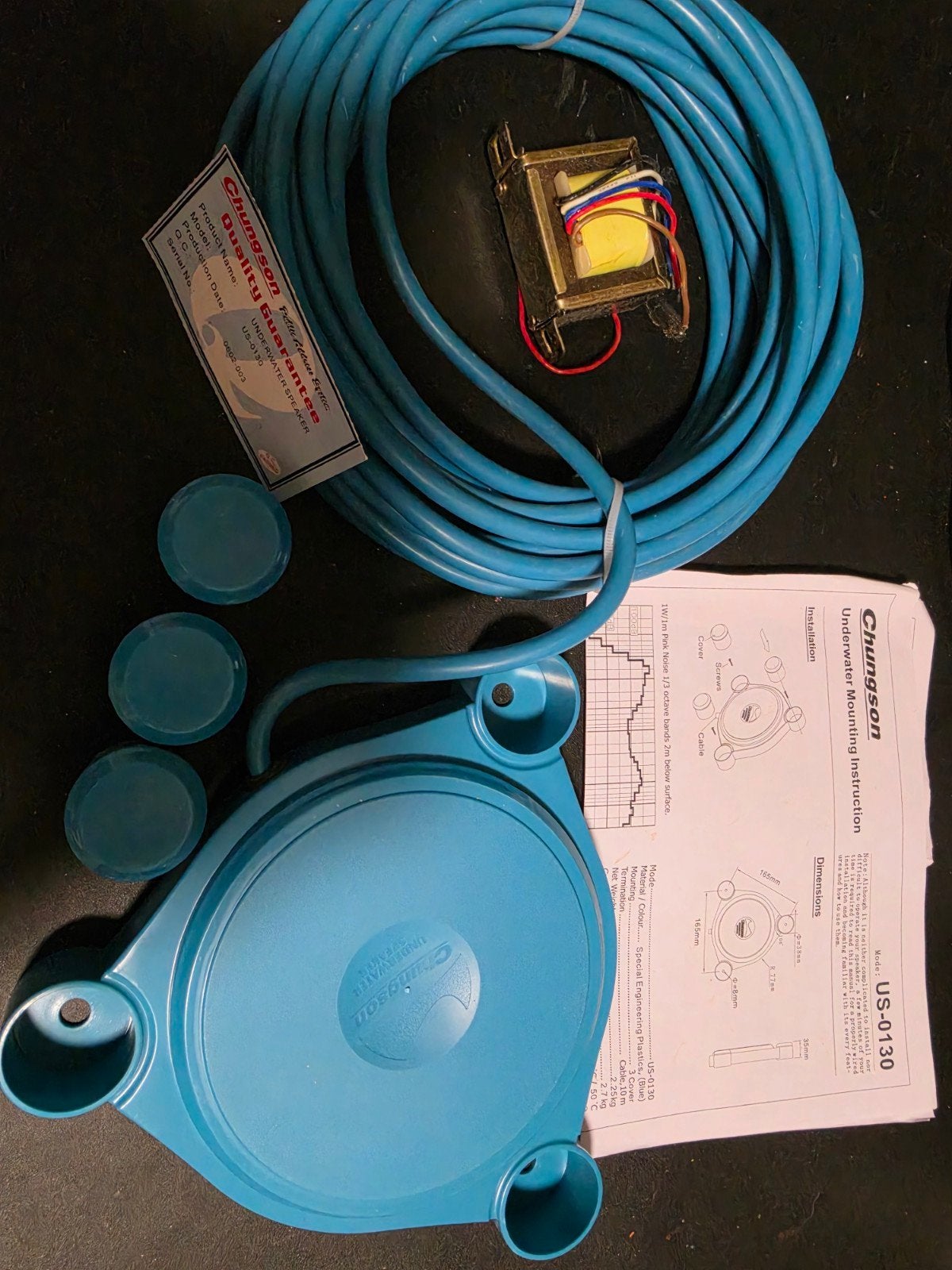Nieuwe Chungson US-0130 onderwaterspeaker voor zwembad, Ophalen of Verzenden, Nieuw
