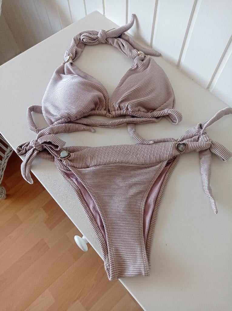 DESPI luxe Crystalline bikini Brazil, Verzenden, Despi, Beige, Nieuw