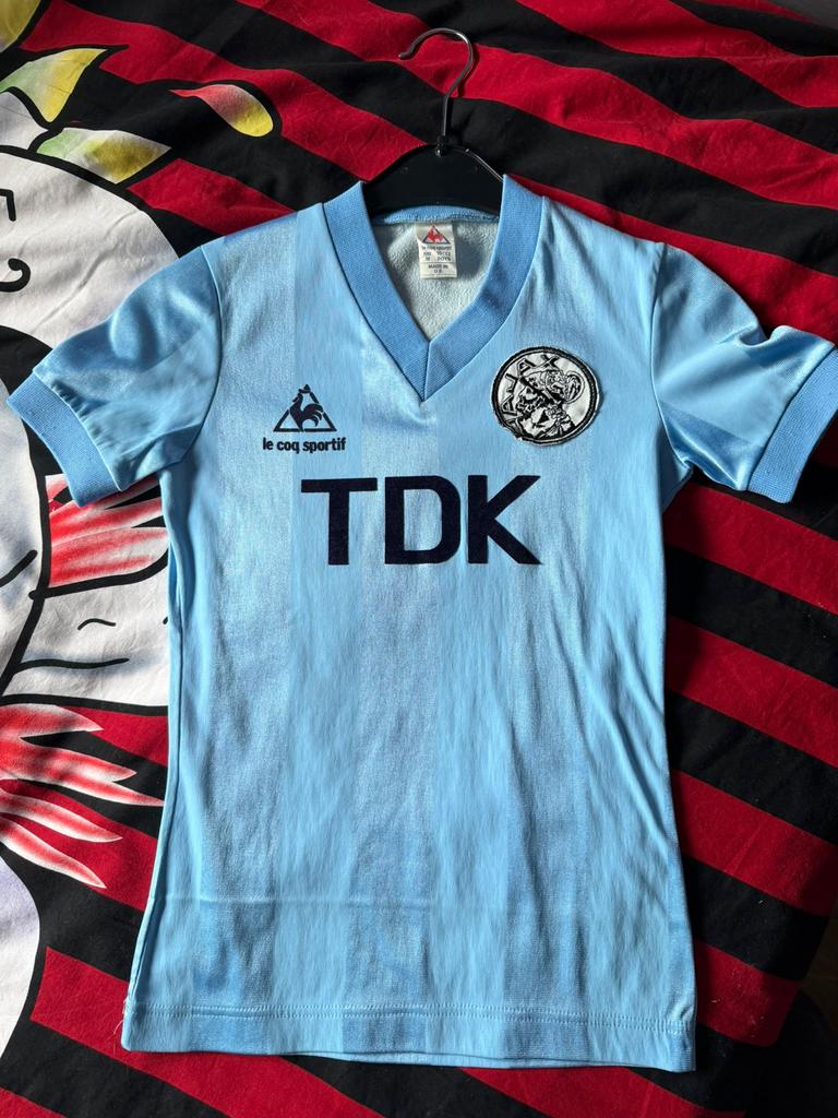 Vintage Ajax uitshirt Le Coq Sportif TDK maat m kids, Maat XS of kleiner, Ophalen, Zo goed als nieuw, Shirt