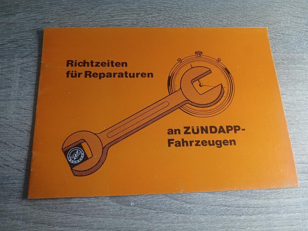 Richtzeiten an Zundapp Fahrzeugen  441 , 442 , 517,561, Fietsen en Brommers, Handleidingen en Instructieboekjes, Zo goed als nieuw