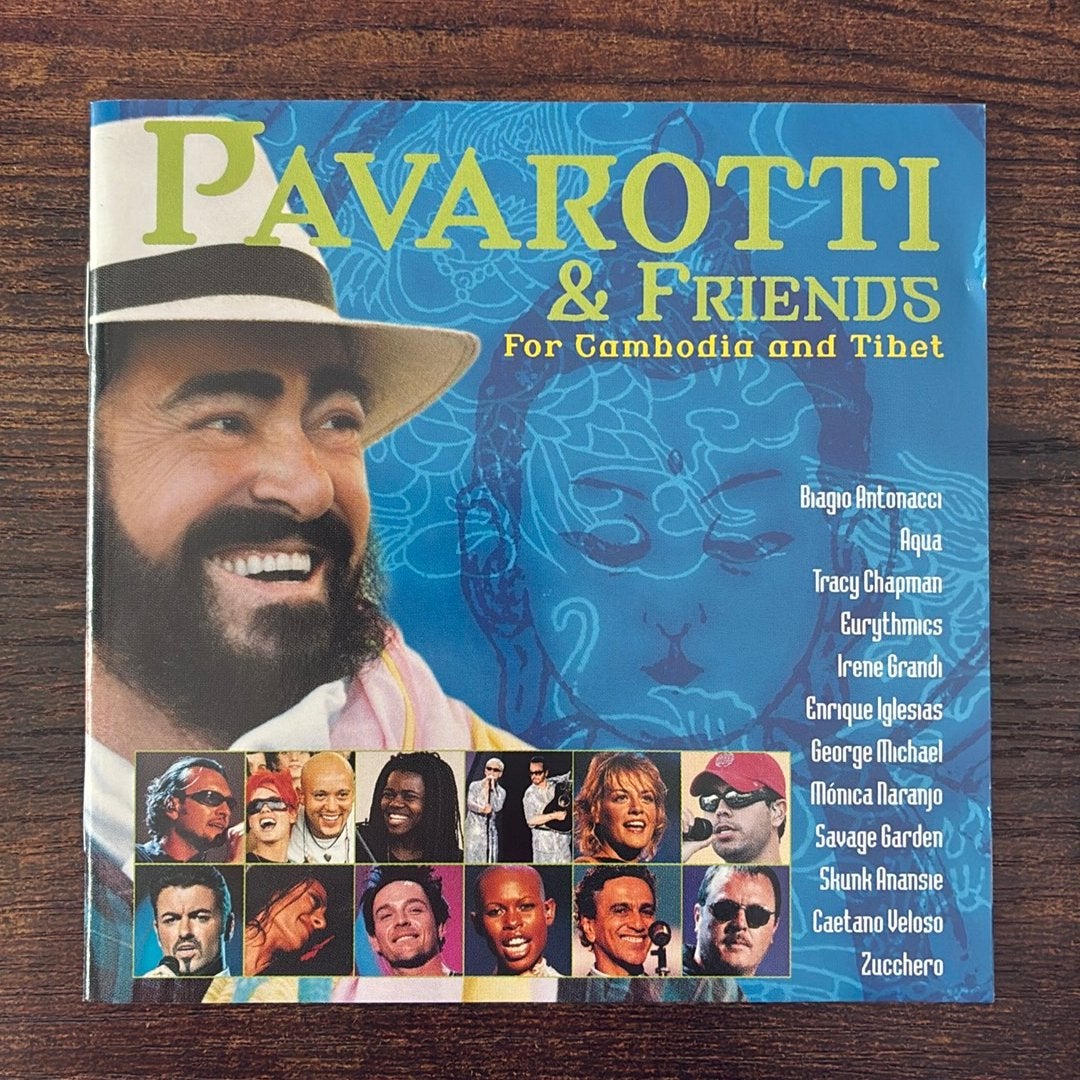 2CD Pavarotti & Friends - For Cambodia And Tibet, Cd's en Dvd's, Ophalen of Verzenden, Zo goed als nieuw, Live-album, Inclusief doosje