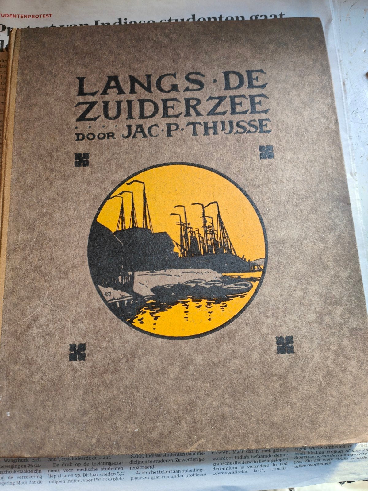 Langs de Zuiderzee - Jac. P. Thijsse - 1914 Compleet, Antiek en Kunst, Ophalen of Verzenden
