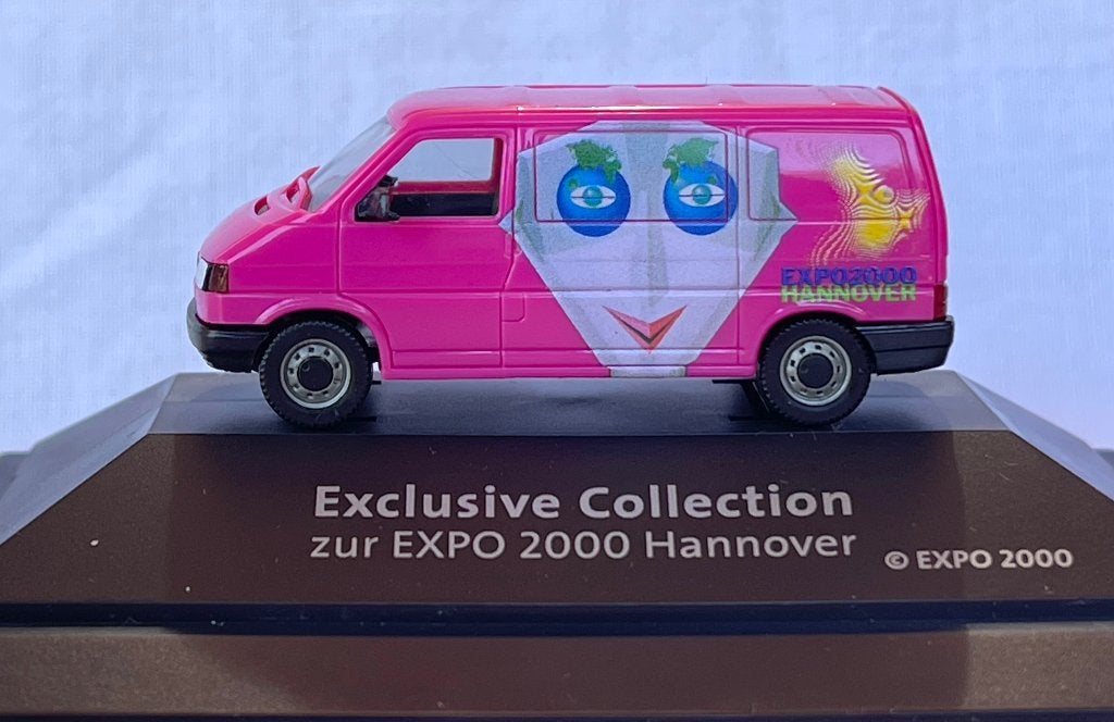 Herpa: VW T4 EXPO 2000, Hobby en Vrije tijd, Ophalen of Verzenden, Zo goed als nieuw, Auto, Herpa