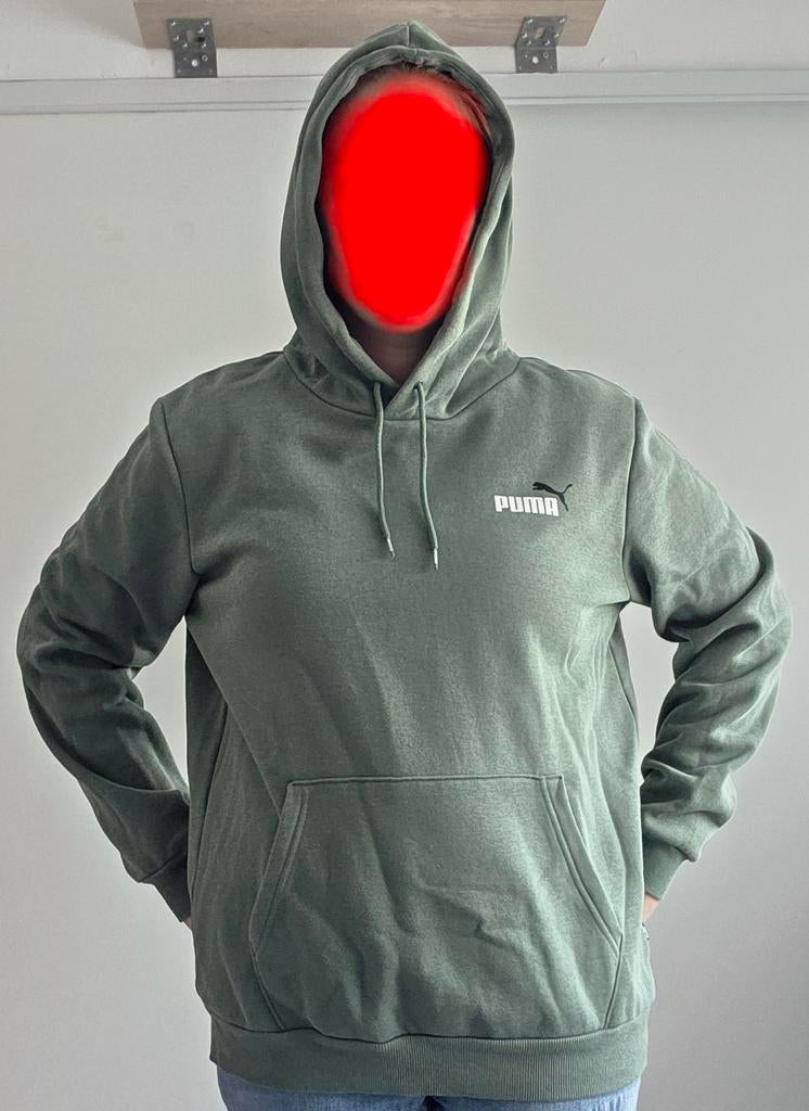Puma Hoodie Groen Maat M, Puma, Maat 48/50 (M), Ophalen of Verzenden, Zo goed als nieuw