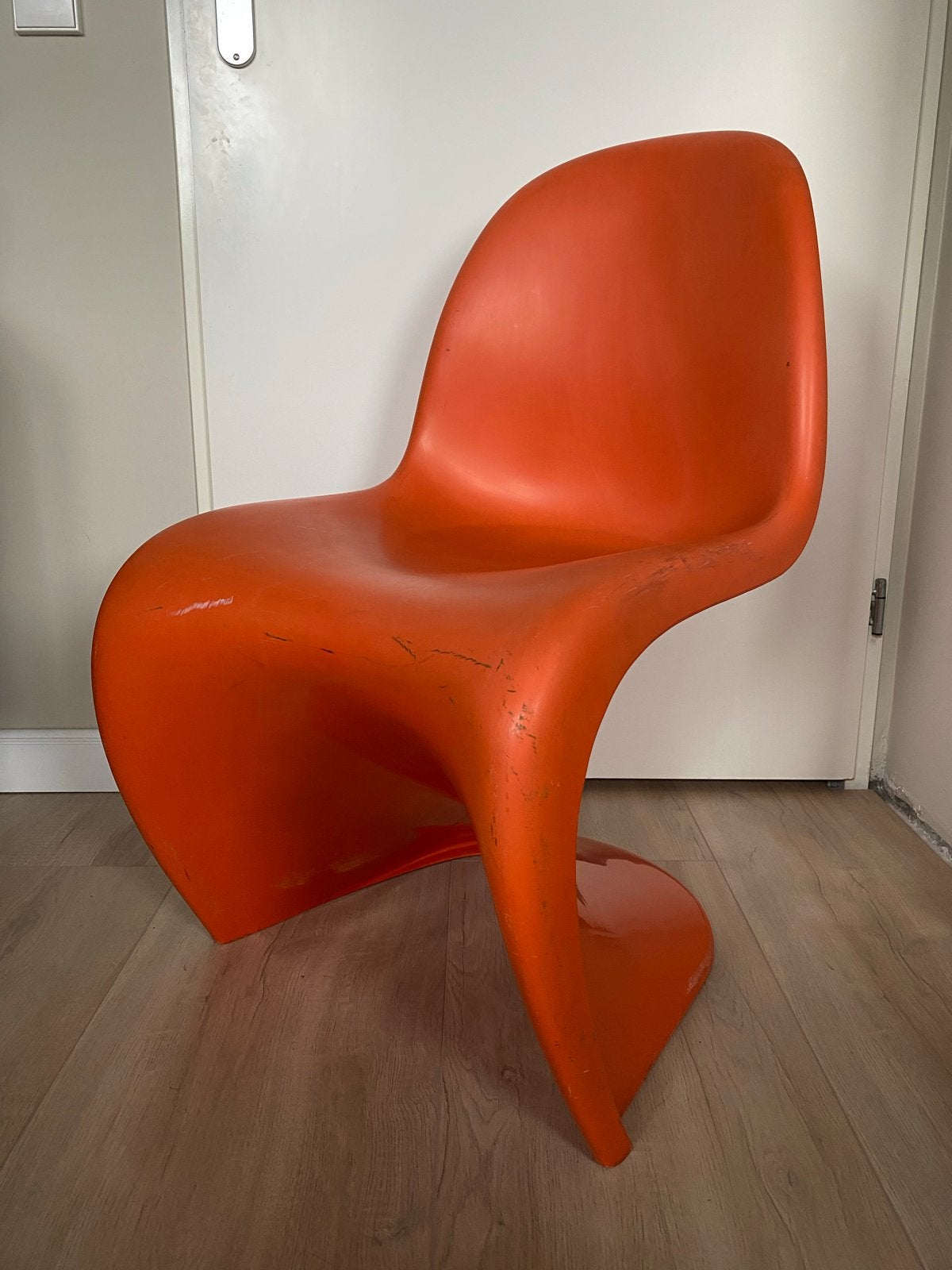 Originele Herman Miller Panton S Stoel Oranje, Antiek en Kunst, Antiek | Meubels | Stoelen en Banken, Ophalen