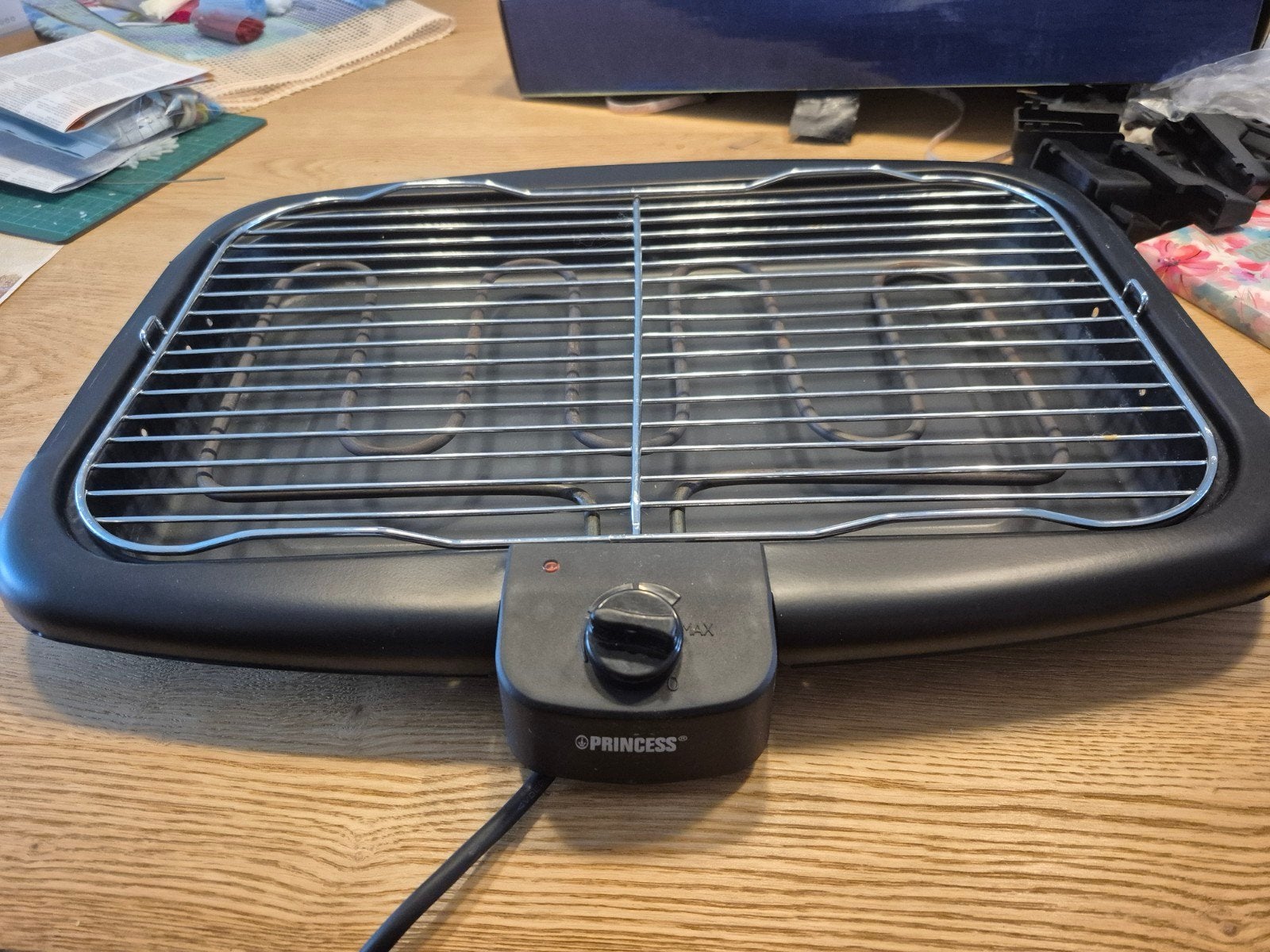 Princess Elektrische BBQ - Perfect voor binnen en buiten!, Ophalen of Verzenden, Gebruikt, Princess