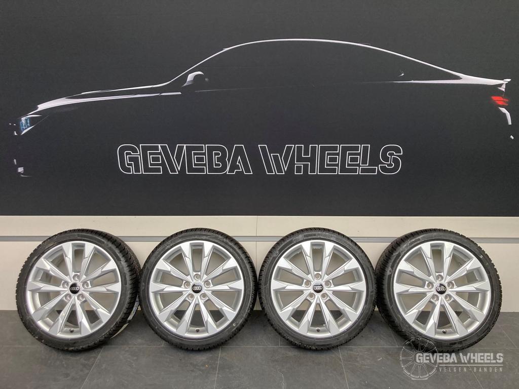 18” originele Audi A3 S3 8P 8V 8Y velgen + nwe winterbanden, Auto-onderdelen, Banden en Velgen, 18 inch, Gebruikt, -, -